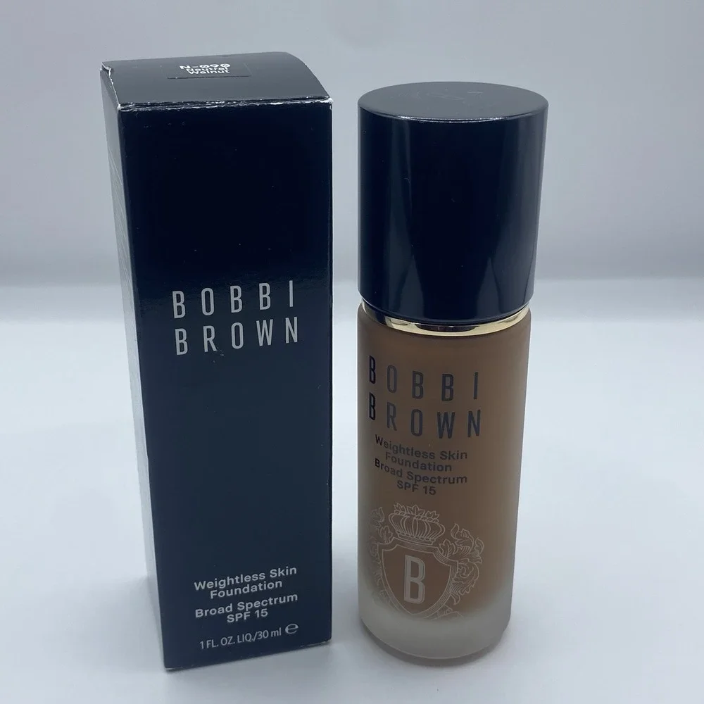 Bobbi Brown Weightless Skin Foundation SPF15 N-090 Neutral Walnut 30ml Full Size